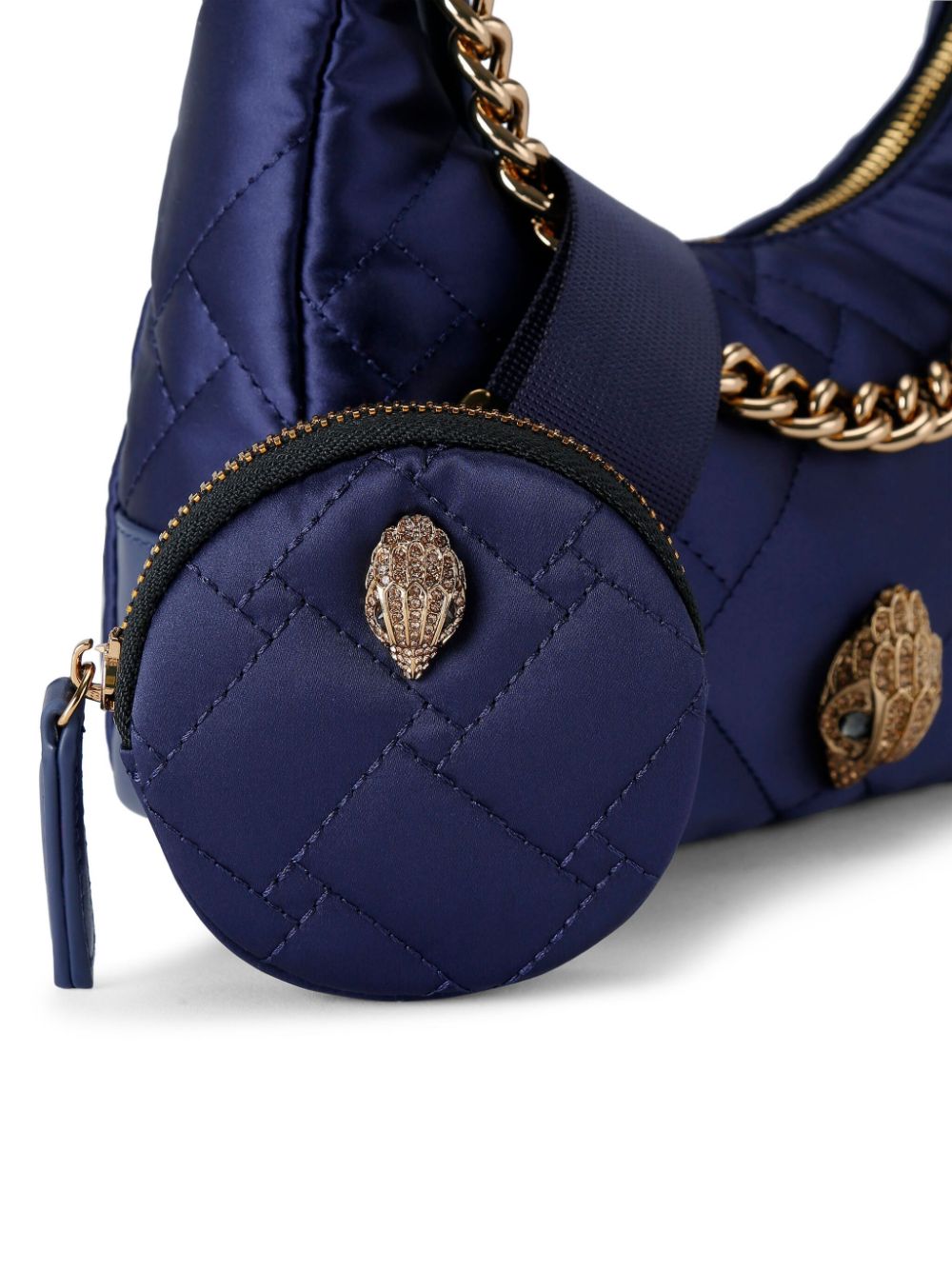 Shop Kurt Geiger Quilted Cross Body Bag In Blue