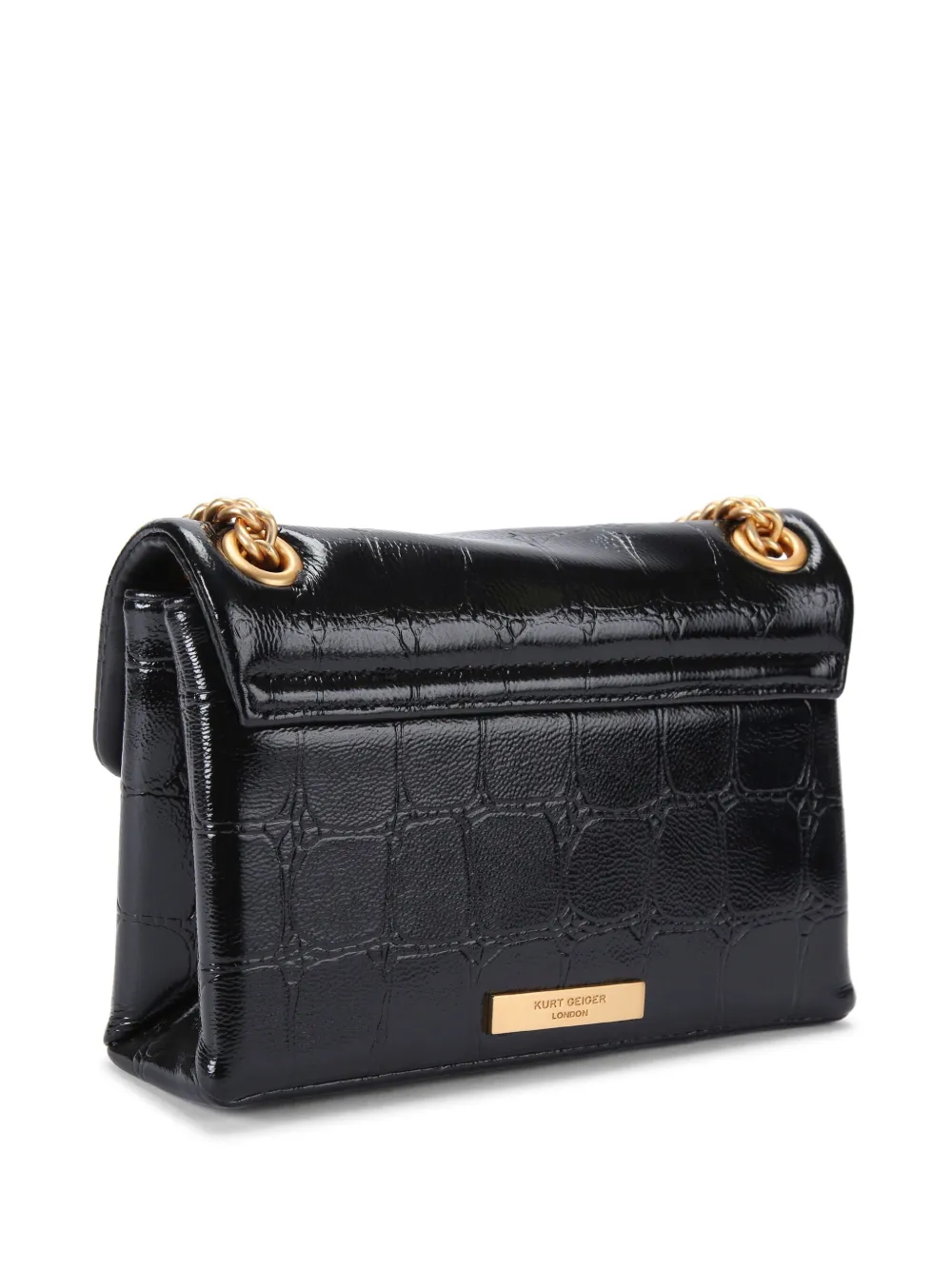 Kurt Geiger London Kensington Gems mini-crossbodytas Zwart