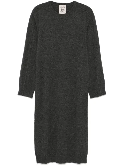 Semicouture fine-knit midi dress