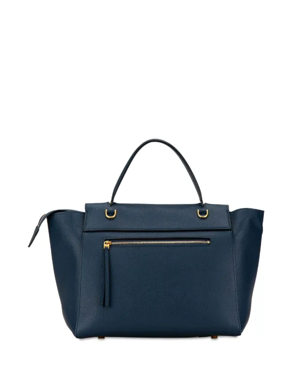 Celine Pre Owned 2016 Mini Belt Bag Satchel Blue FARFETCH SG