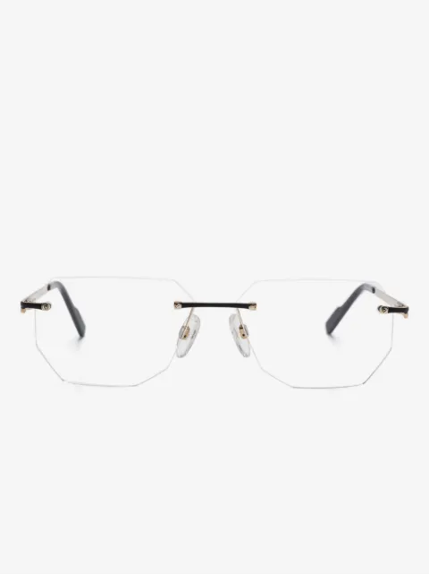 Cazal rimless glasses