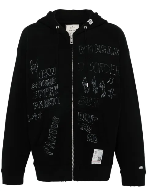 Maison MIHARA YASUHIRO hoodie con cierre