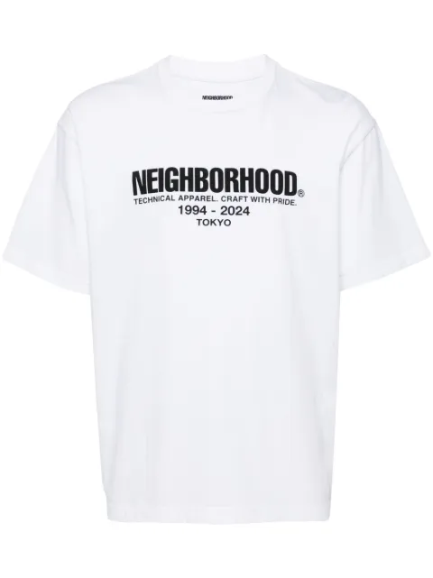 Neighborhood logo print T-shirt
