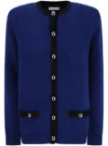 Alessandra Rich oversize cardigan - Blue