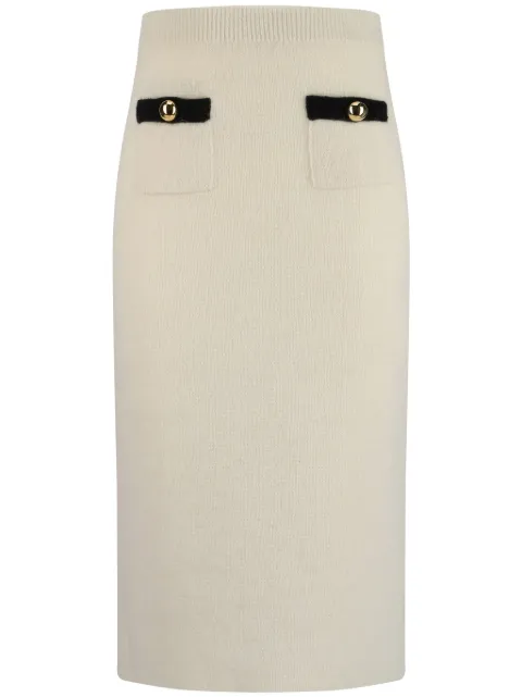 Alessandra Rich knitted midi skirt