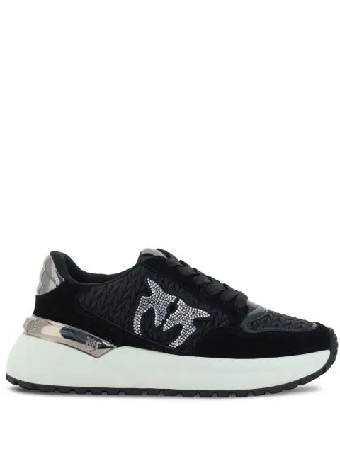 PINKO Gem suede trainers