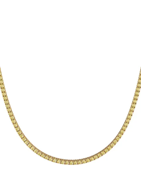 VEYNOU 18kt recycled yellow gold Elara diamond tennis necklace
