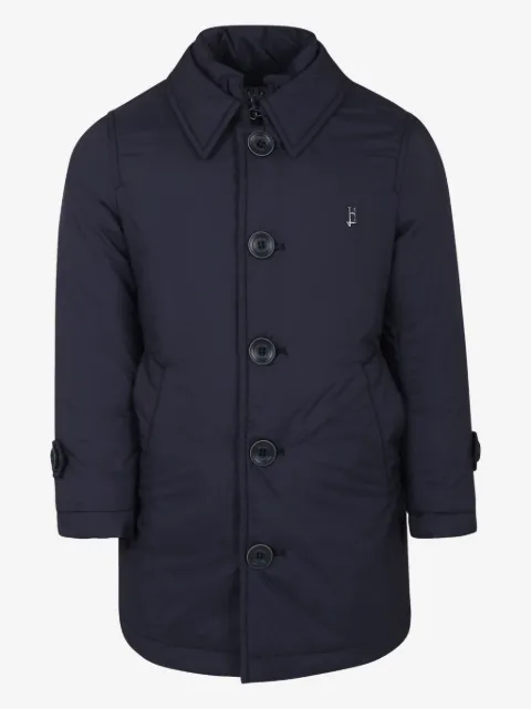 Herno Kids logo padded jacket