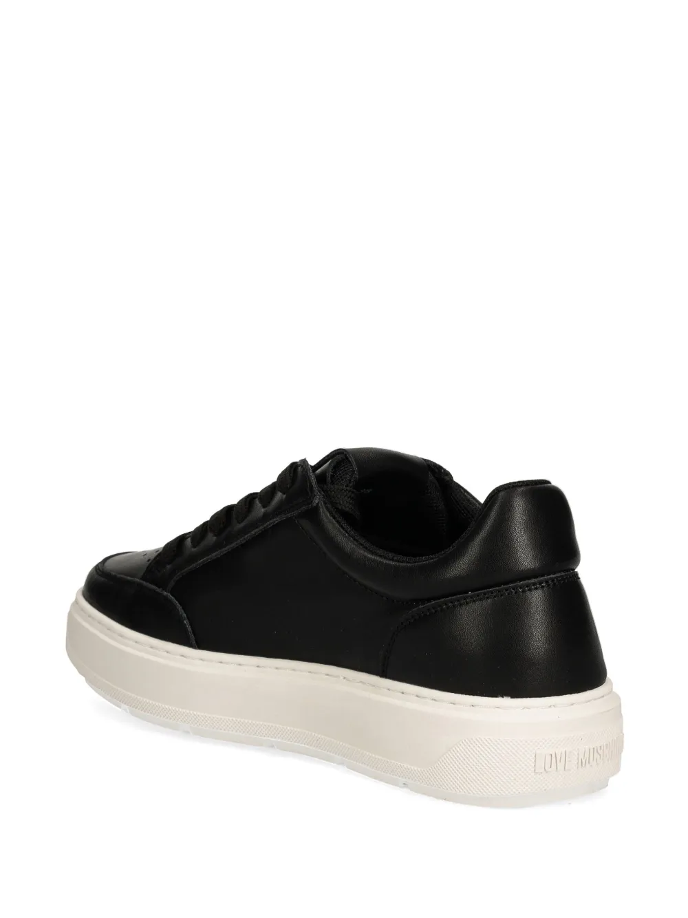Affordable Love Moschino logo lettering lace-up trainers Women