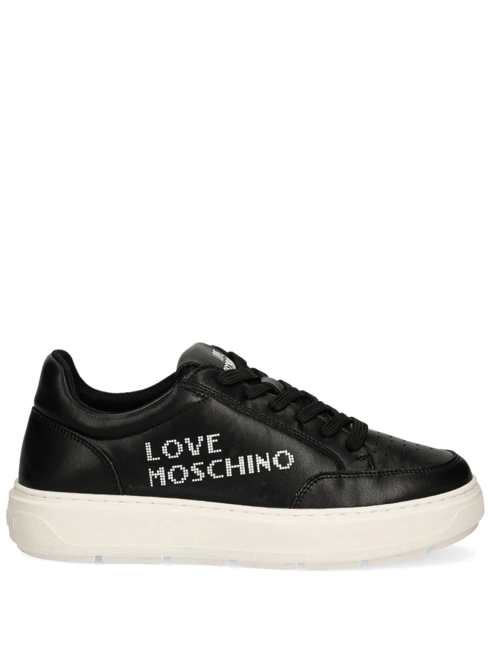 Love Moschino logo lettering lace-up trainers Women