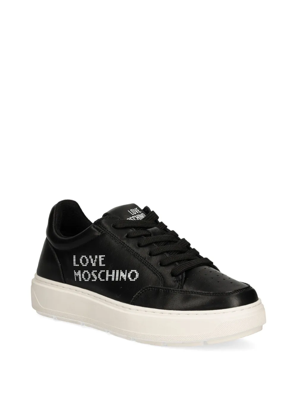 Love Moschino Sneakers met logo - Zwart
