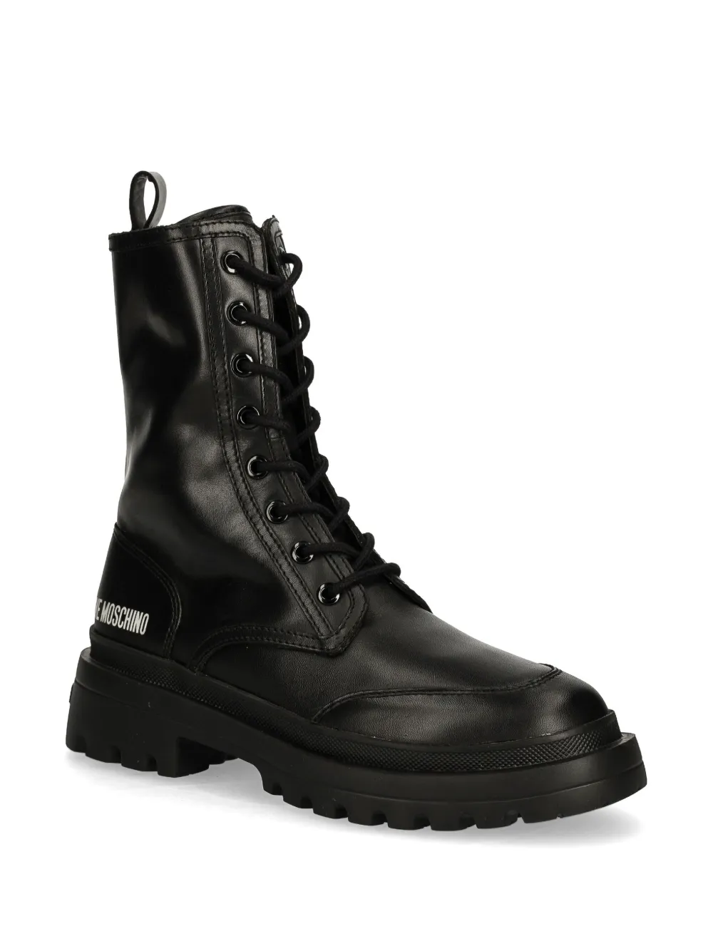 Affordable Love Moschino logo-print boots Women