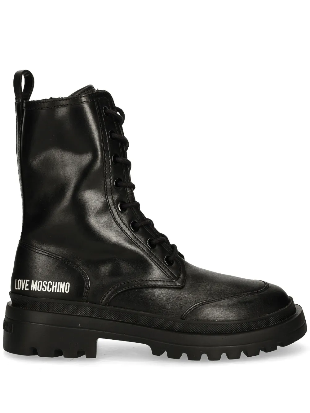 Love Moschino logo-print boots Women