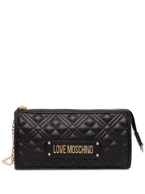 Love Moschino logo-lettering shoulder bag