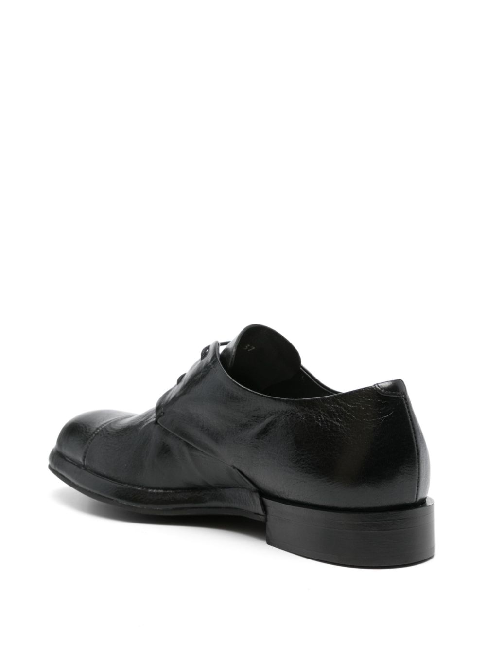 Del Carlo Leren brogues Zwart