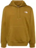 The North Face logo-embroidered drawstring hoodie - Neutrals