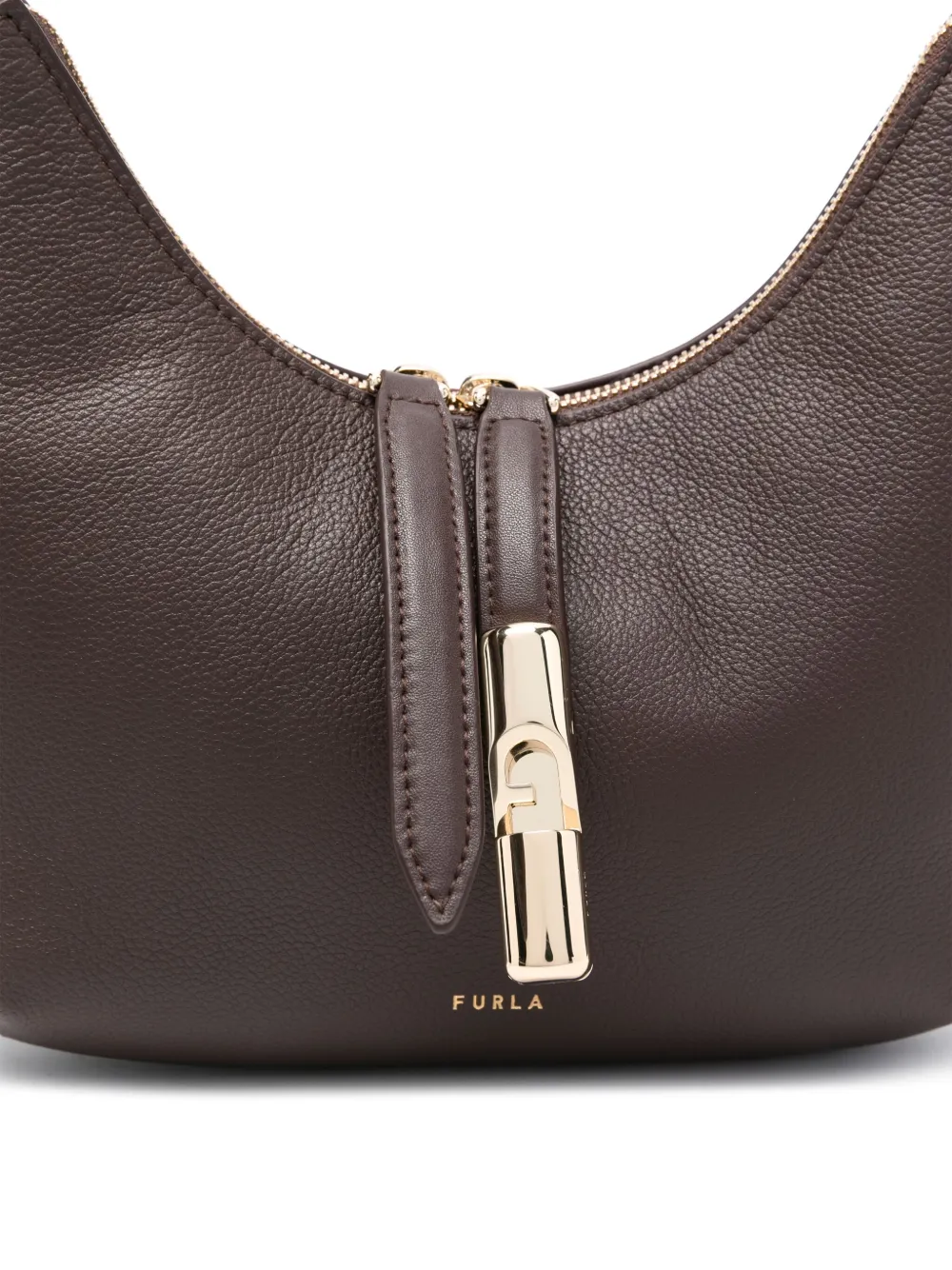 Furla Goccia kleine schoudertas Bruin