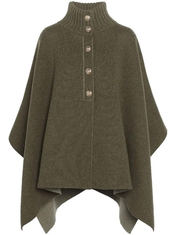 Barrie カシミア ケープ | グリーン | FARFETCH JP