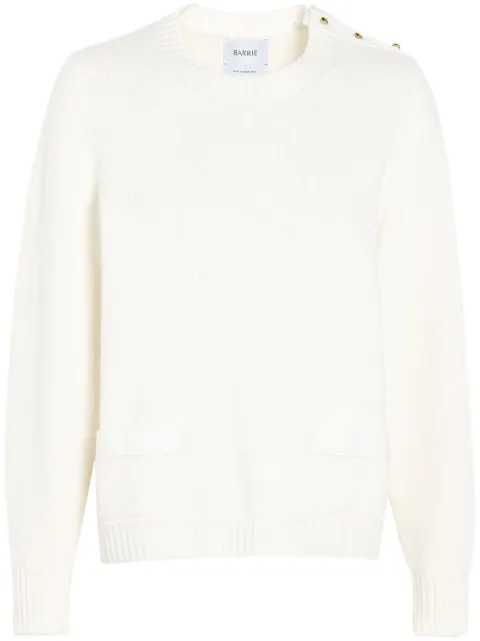 Barrie ribbon-detail wool sweater