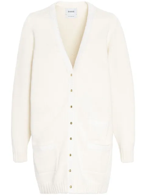 Barrie ribbon-detail cashmere cardigan 