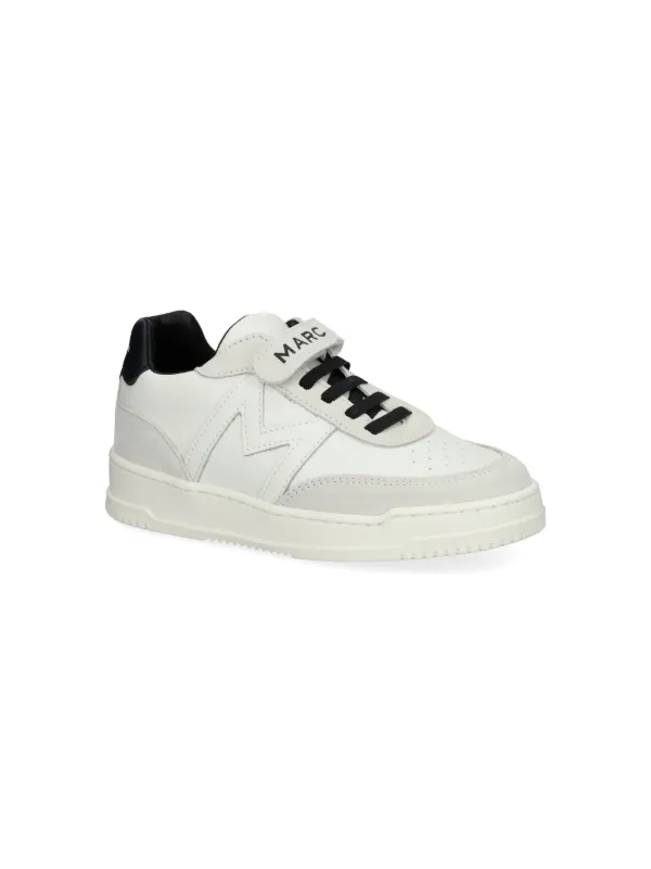 Marc Jacobs Kids Lace Up Leather Trainers White FARFETCH ID