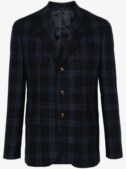 Eleventy checkered blazer