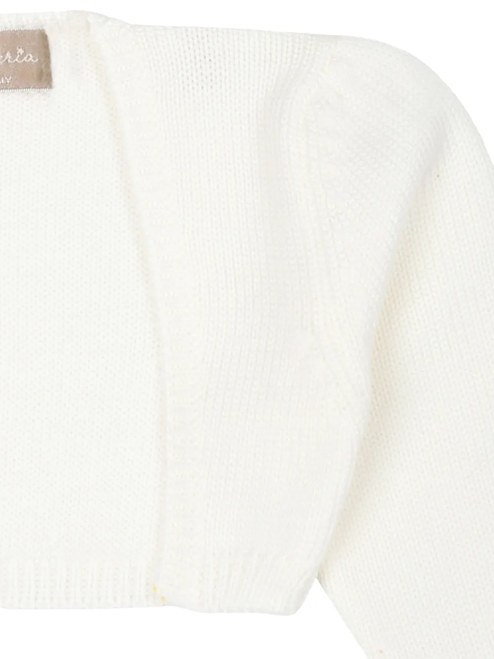 La Stupenderia Vest met lange mouwen Wit