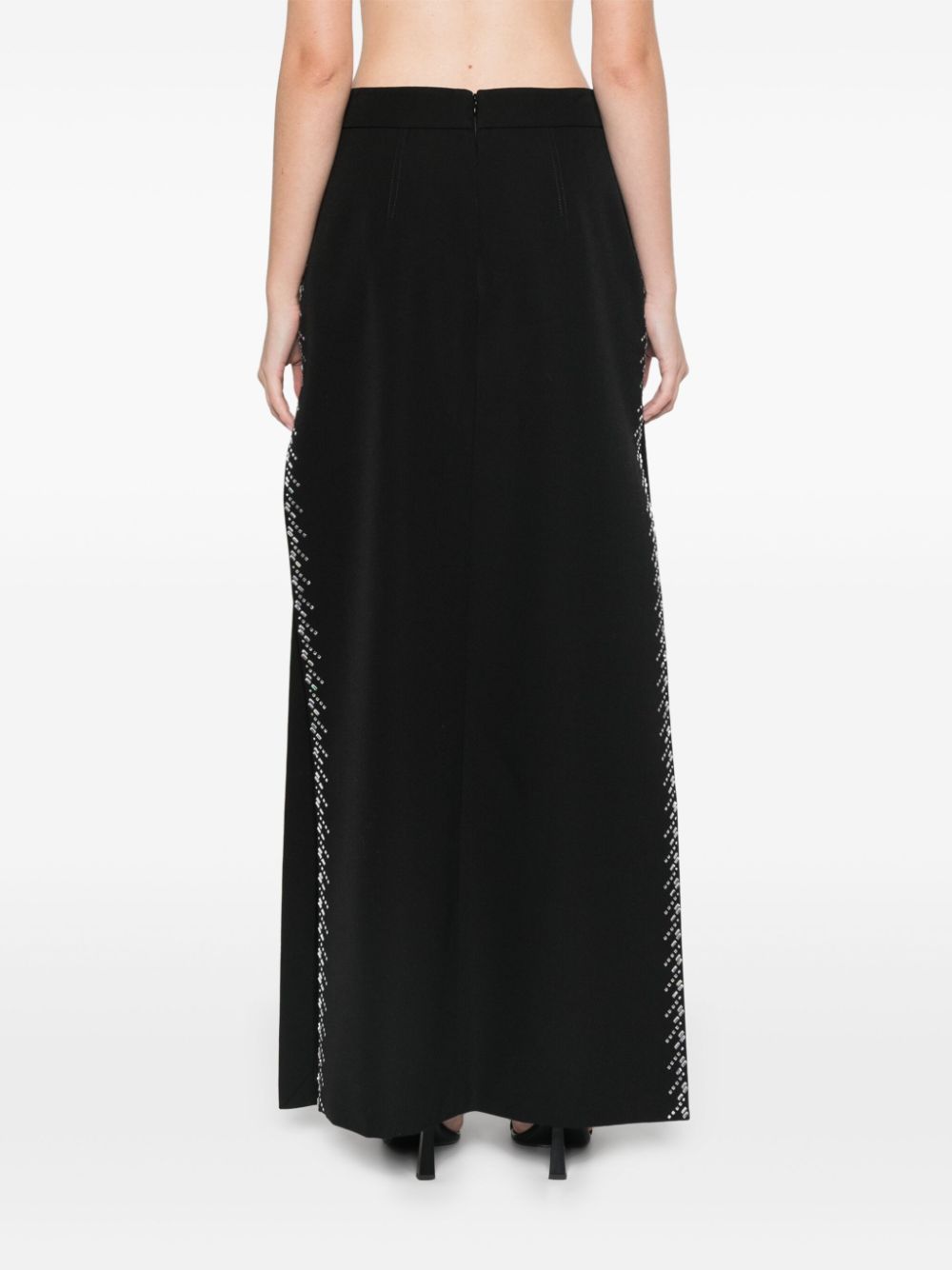 Rabanne rhinestone-embellished maxi skirt Women