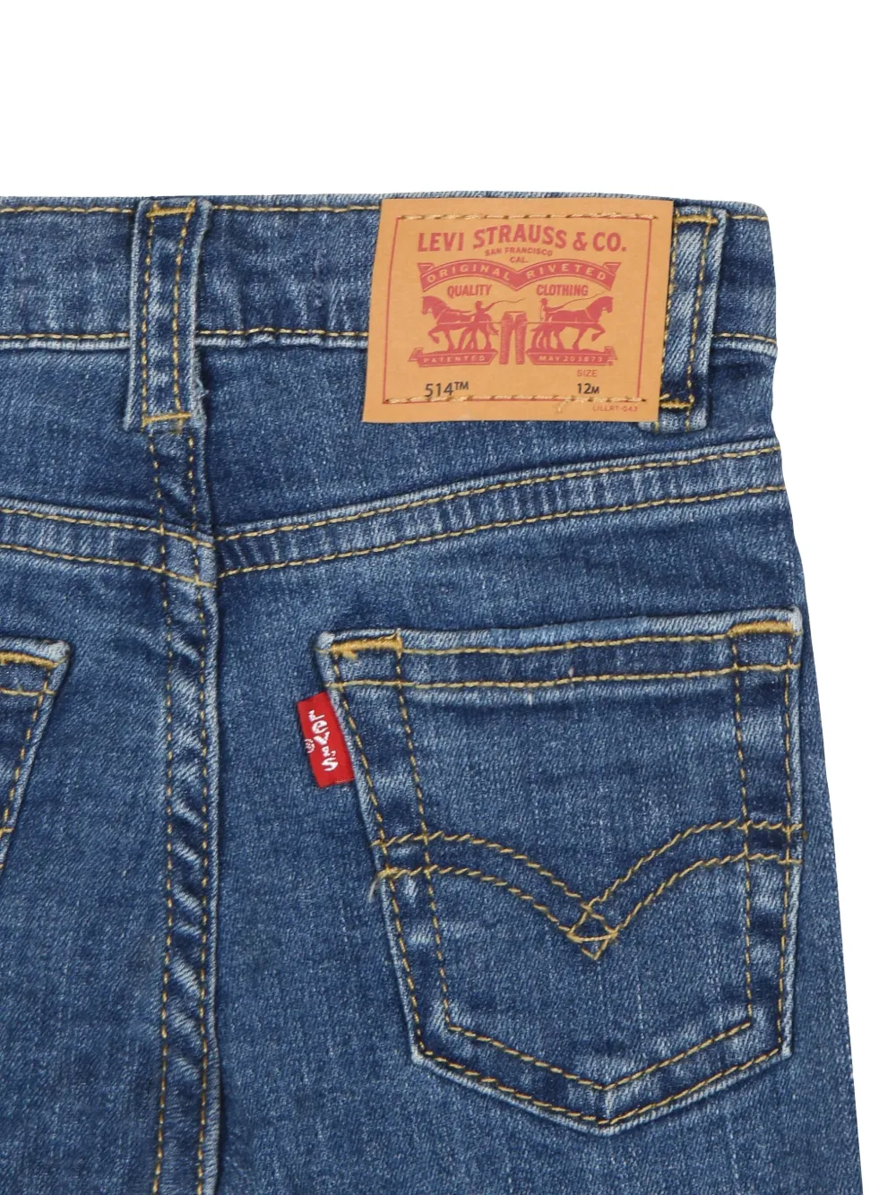 Levi's Kids Straight jeans Blauw