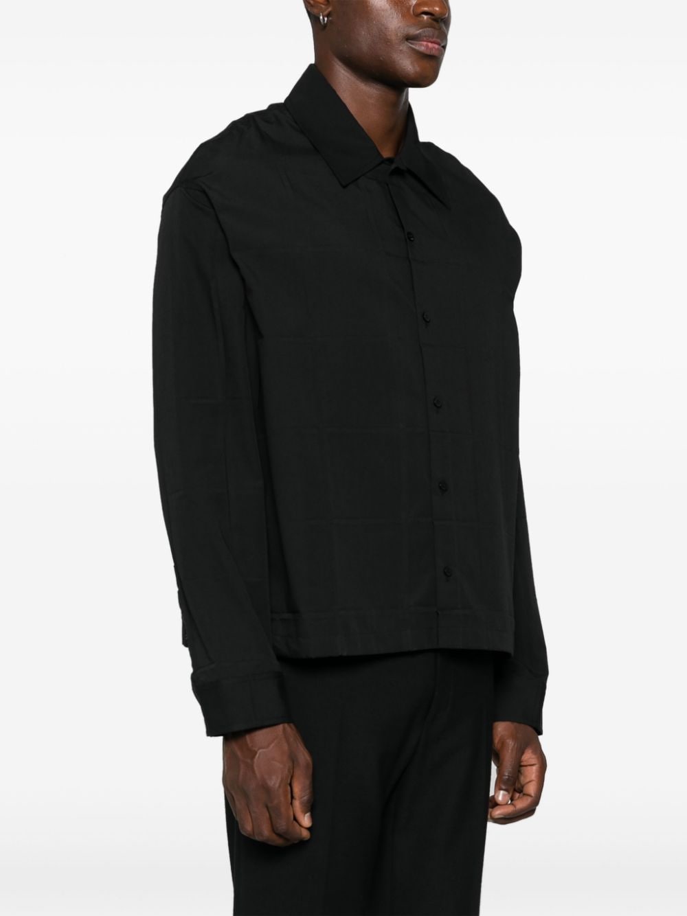 Shop Jacquemus La Chemise Corto Shirt In Schwarz