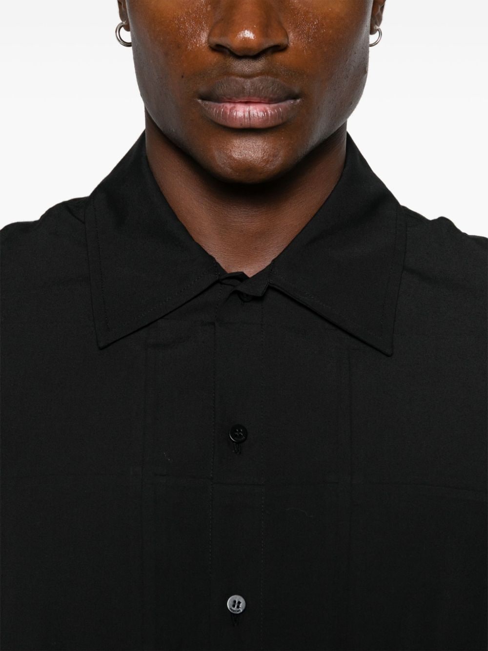 Shop Jacquemus La Chemise Corto Shirt In Schwarz