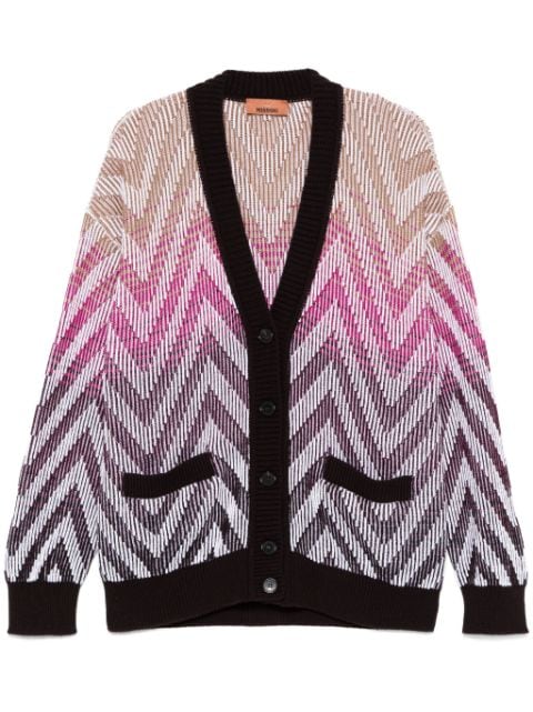 Missoni chevron-knit cardigan