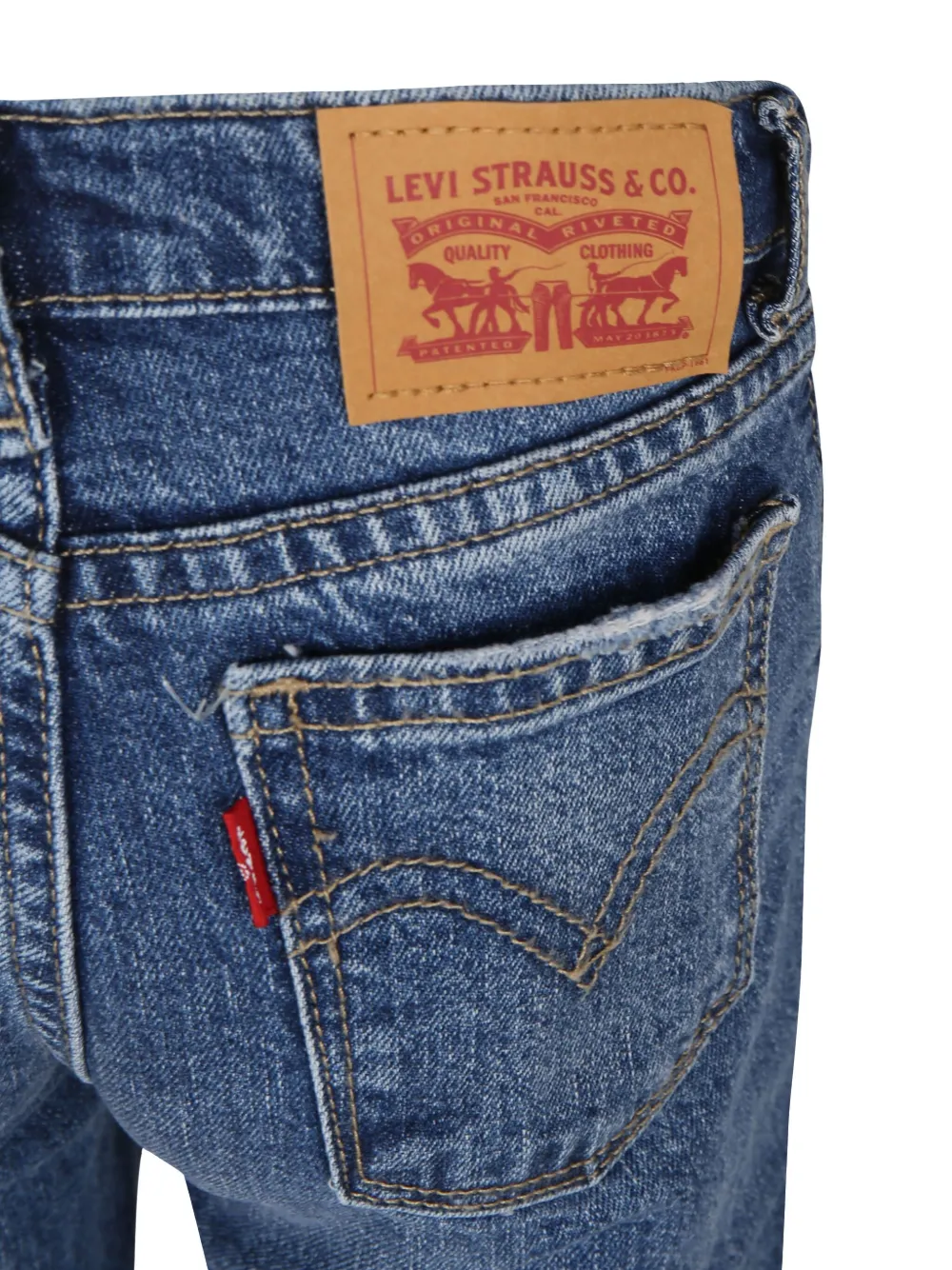 Levi's Kids Straight jeans Blauw