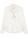 Antonelli satin shirt - Neutrals