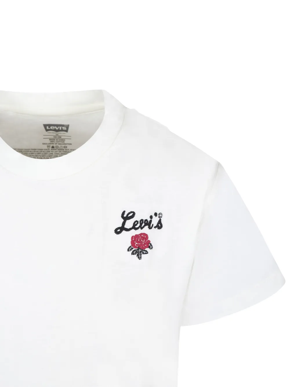 Levi's Kids T-shirt met geborduurd logo Wit