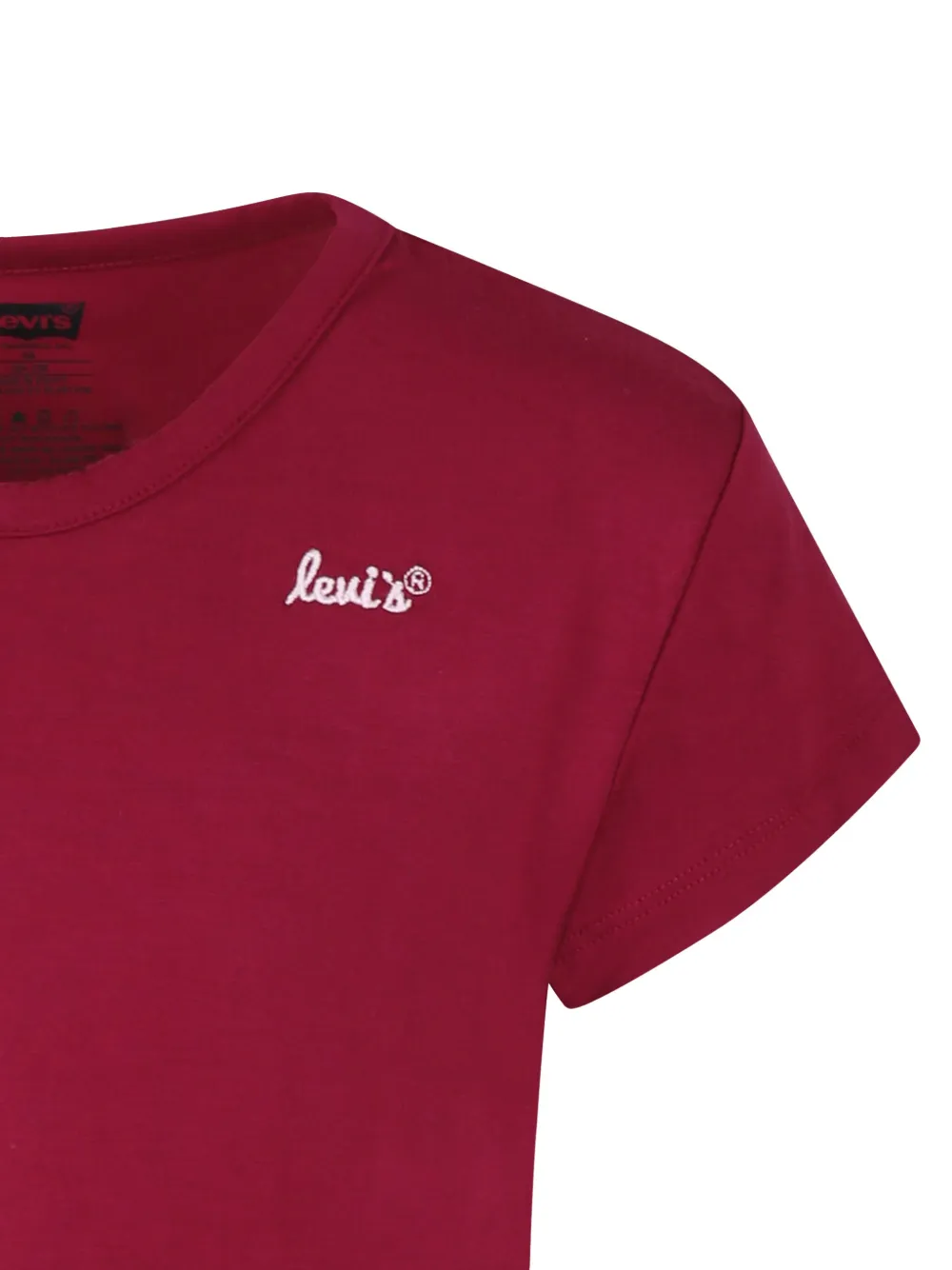 Levi's Kids T-shirt met geborduurd logo Rood