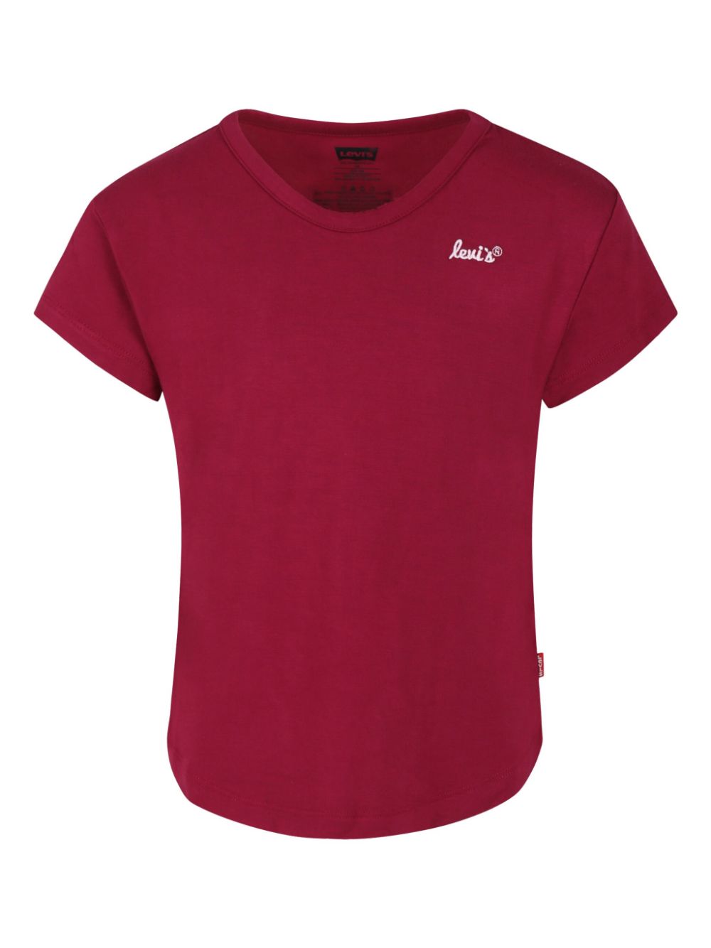 Levi's Kids T-shirt met geborduurd logo Rood