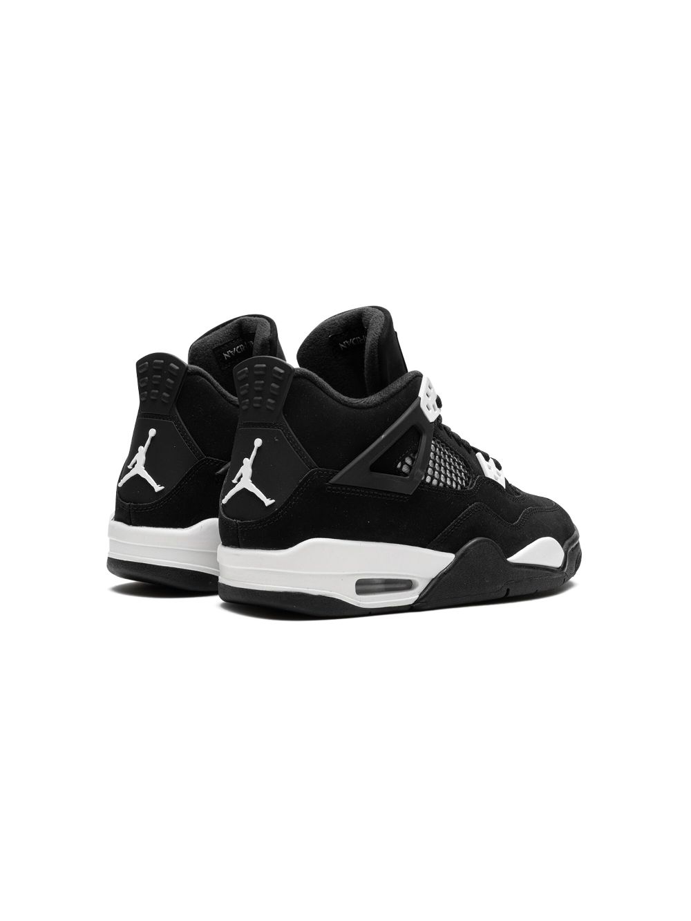 Jordan Kids Air Jordan 4 Retro "White Thunder" sneakers Zwart