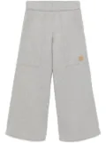 Chiara Ferragni scuba track trousers - Grey