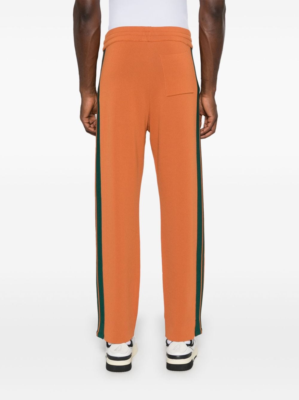 Shop Autry Side-stripe Track Pants In Orange