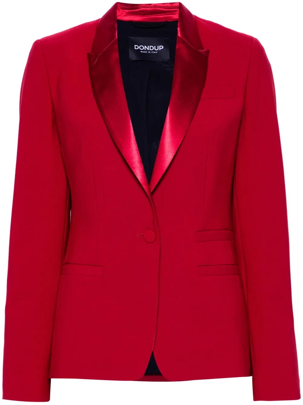 DONDUP Blazer met enkele rij knopen Rood
