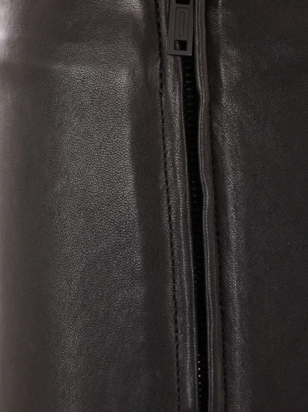 Ann Demeulemeester レザー レギンス | ブラック | FARFETCH JP