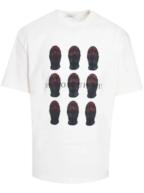 Ih Nom Uh Nit masks-print cotton T-shirt