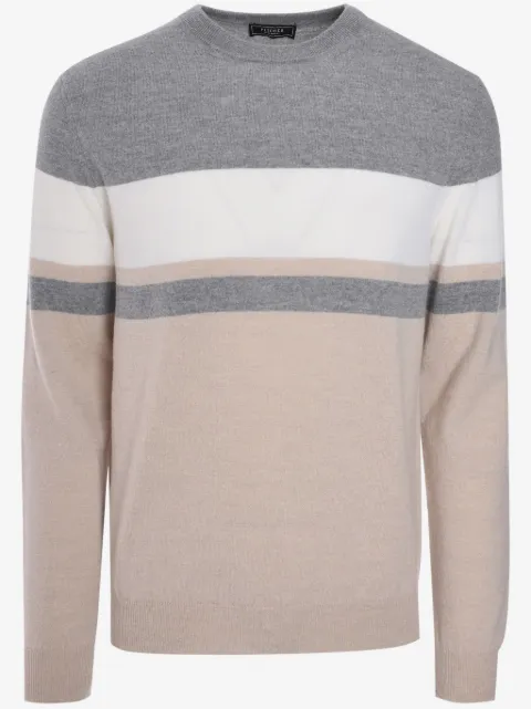 Peserico stripe-detailing jumper 
