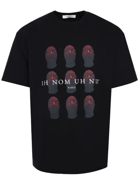 Ih Nom Uh Nit masks-print cotton T-shirt