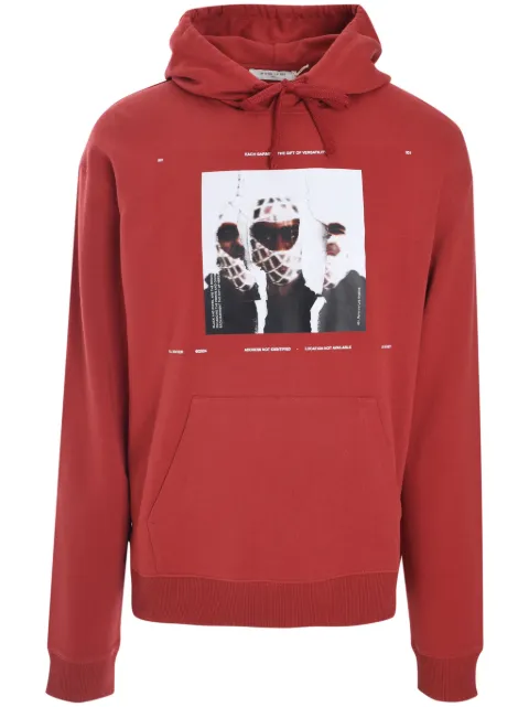 Ih Nom Uh Nit graphic-print cotton hoodie