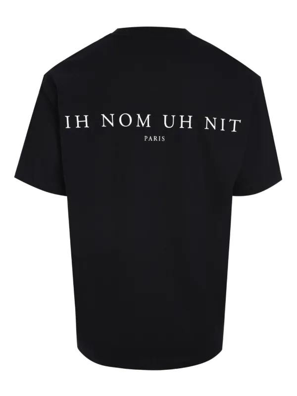 Tシャツ・カットソー IH NOM UH NIT Men T-shirt Black NUS25254 009 Ih Nom Uh Nit graphic-print Cotton T-shirt | Black | FARFETCH ID