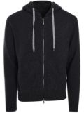 Peserico zip-up cardigan - Grey