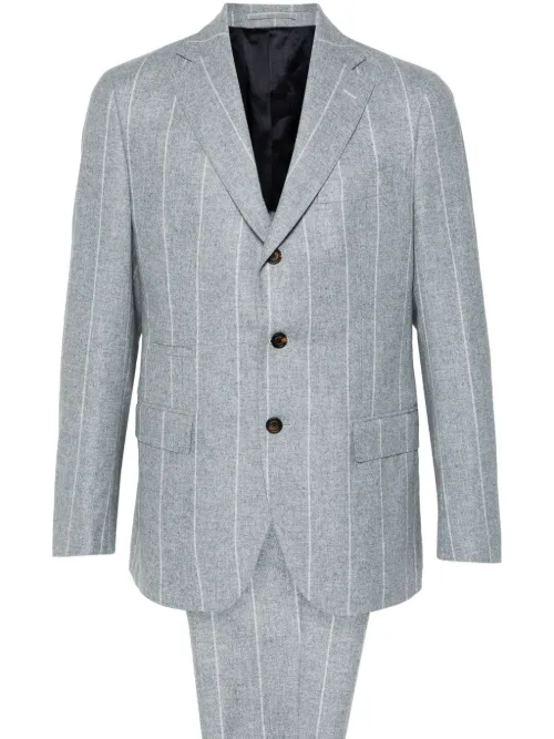 Eleventy costume à rayures - Gris - Eleventy - Modalova