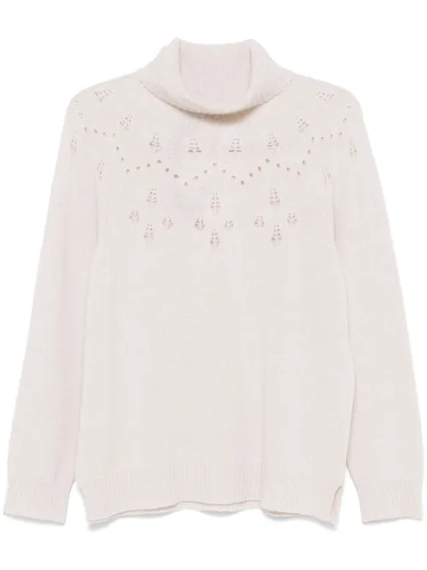 TWINSET suéter con cuello vuelto